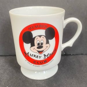 Vintage 70s Mickey Mouse Club Coffee Mug - Made in Japan